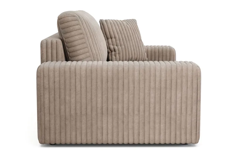 Arken Lyx Syvä Manchesternojatuoli - Greige - Huonekalut - Tuoli & nojatuoli - Nojatuoli & lepotuoli