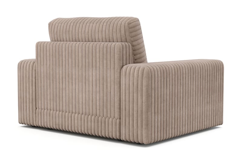 Arken Lyx Syvä Manchesternojatuoli - Greige - Huonekalut - Tuoli & nojatuoli - Nojatuoli & lepotuoli