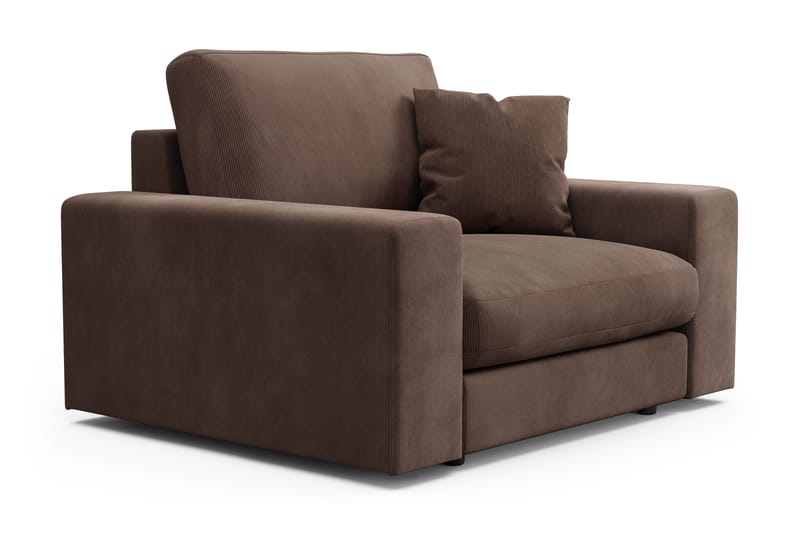 Arken Lyx Syvä Manchesternojatuoli - Ruskea - Huonekalut - Tuoli & nojatuoli - Nojatuoli & lepotuoli