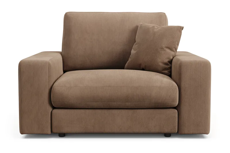 Arken Lyx Syvä Manchesternojatuoli - Ruskea - Huonekalut - Tuoli & nojatuoli - Nojatuoli & lepotuoli