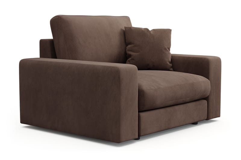 Arken Lyx Syvä Manchesternojatuoli - Ruskea - Huonekalut - Tuoli & nojatuoli - Nojatuoli & lepotuoli