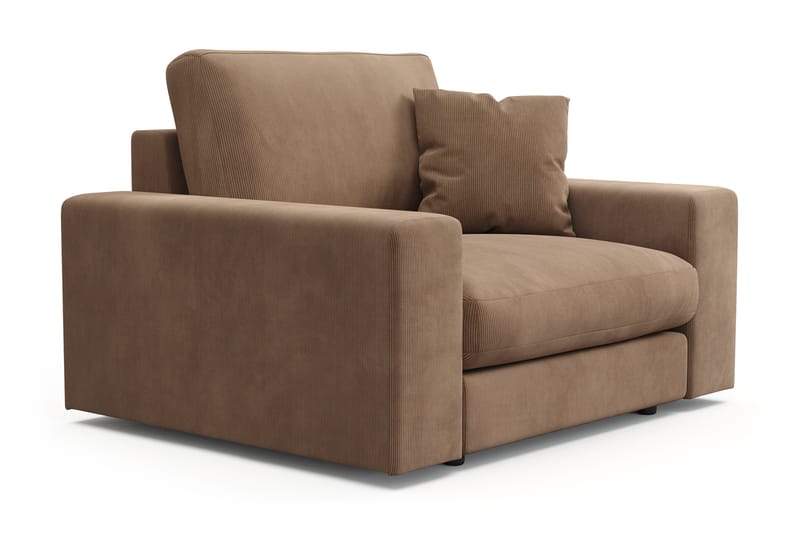 Arken Lyx Syvä Manchesternojatuoli - Ruskea - Huonekalut - Tuoli & nojatuoli - Nojatuoli & lepotuoli