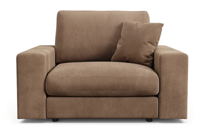 Arken Lyx Syvä Manchesternojatuoli - Ruskea - Huonekalut - Tuoli & nojatuoli - Nojatuoli & lepotuoli