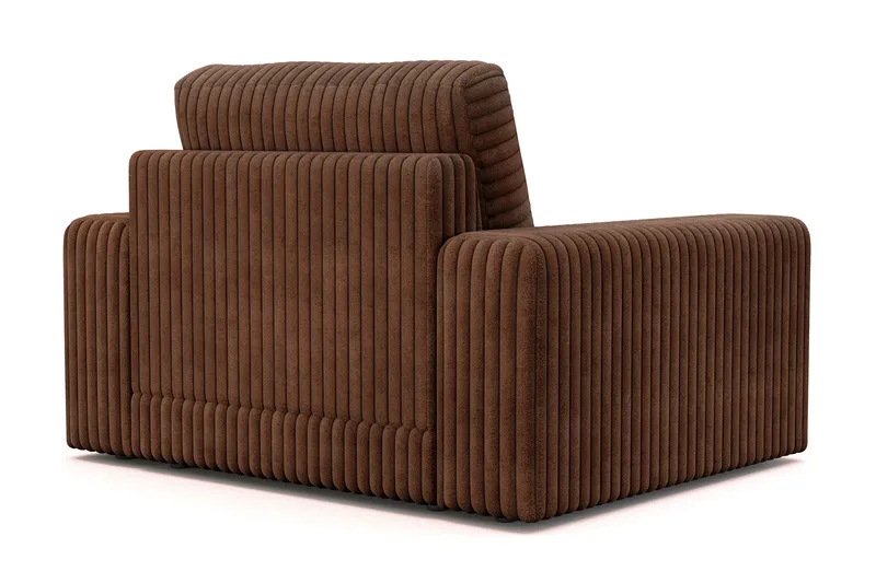Arken Lyx Syvä Manchesternojatuoli - Tummanruskea - Huonekalut - Tuoli & nojatuoli - Nojatuoli & lepotuoli