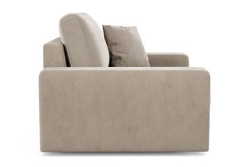 Arken Lyx Syvä Samettinen nojatuoli - Beige - Huonekalut - Tuoli & nojatuoli - Nojatuoli & lepotuoli