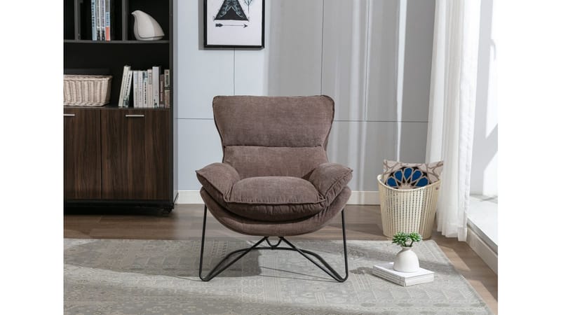 Artemis-nojatuoli kankaalla - Biscuit - Huonekalut - Tuoli & nojatuoli - Nojatuoli & lepotuoli