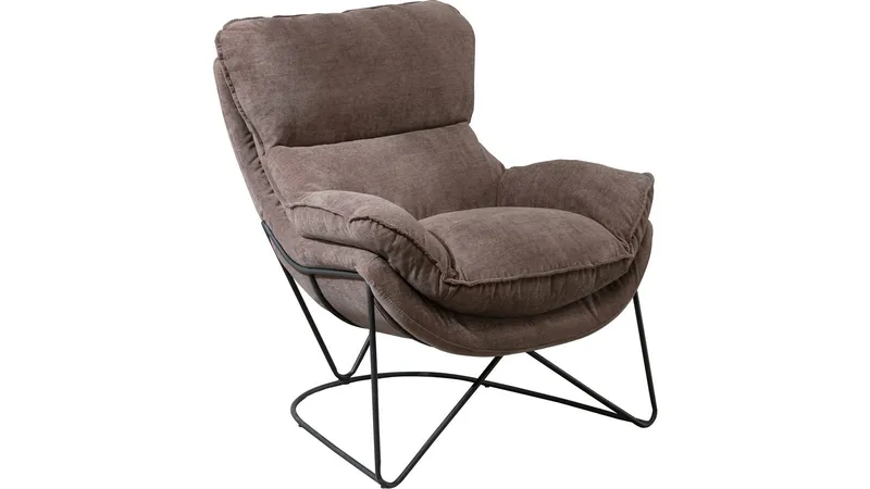 Artemis-nojatuoli kankaalla - Biscuit - Huonekalut - Tuoli & nojatuoli - Nojatuoli & lepotuoli