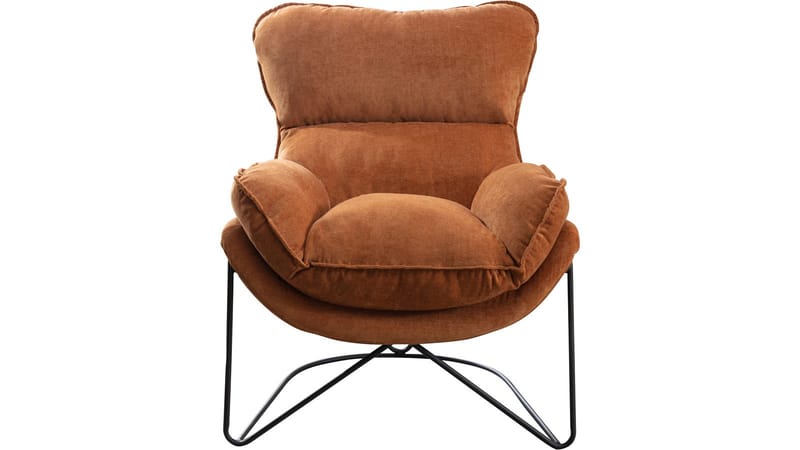 Artemis-nojatuoli kankaalla verhoiltu - okra - Huonekalut - Tuoli & nojatuoli - Nojatuoli & lepotuoli