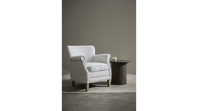 Asolo-nojatuoli kankaalla - Beige - Huonekalut - Tuoli & nojatuoli - Nojatuoli & lepotuoli