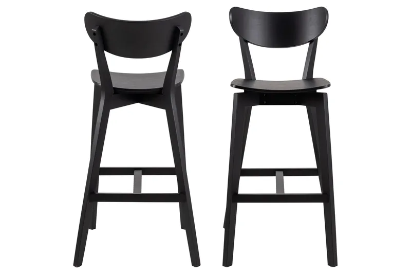 Baarijakkara Hallaci - Musta - Huonekalut - Tuoli & nojatuoli - Baarituoli