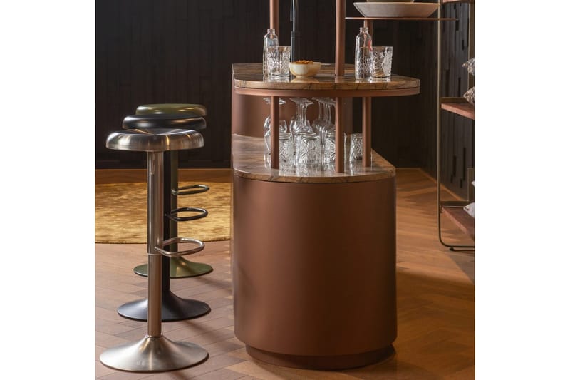 Baarijakkara Isaac - Musta - Huonekalut - Tuoli & nojatuoli - Baarituoli