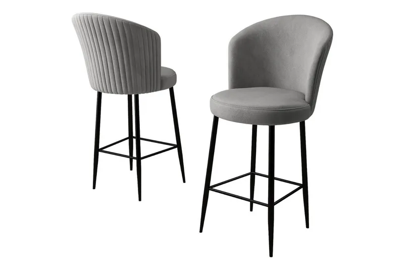 Baarijakkara Redlands Harmaa / Musta - Harmaa / Musta - Huonekalut - Tuoli & nojatuoli - Baarituoli