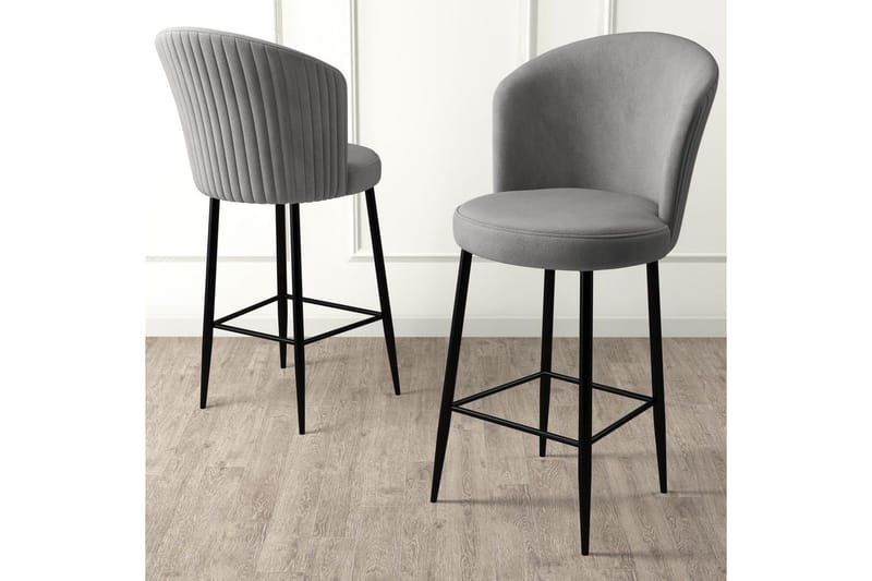 Baarijakkara Redlands Harmaa / Musta - Harmaa / Musta - Huonekalut - Tuoli & nojatuoli - Baarituoli