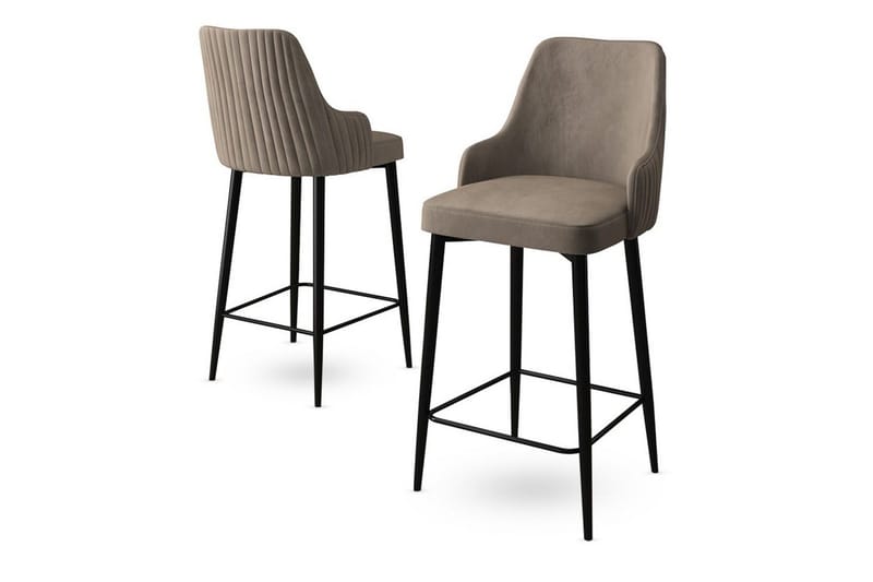 Baarijakkara Ydra Cappuccino / musta - Cappuccino / musta - Huonekalut - Tuoli & nojatuoli - Baarituoli