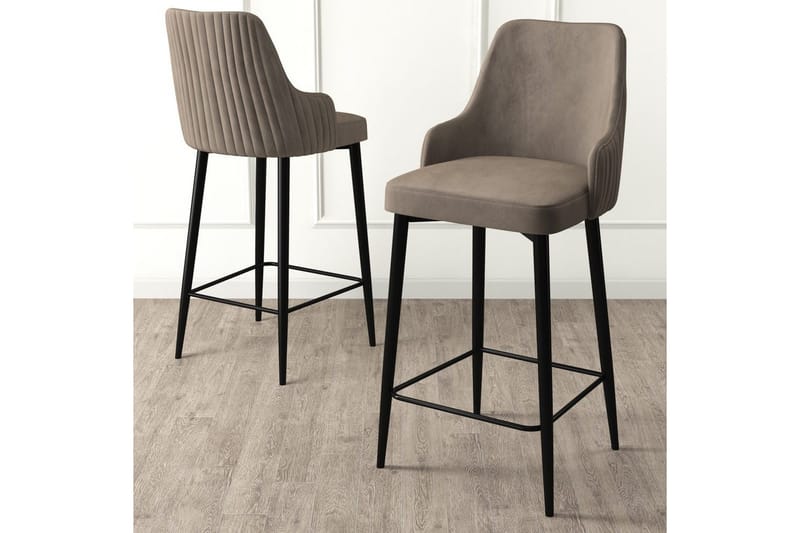 Baarijakkara Ydra Cappuccino / musta - Cappuccino / musta - Huonekalut - Tuoli & nojatuoli - Baarituoli