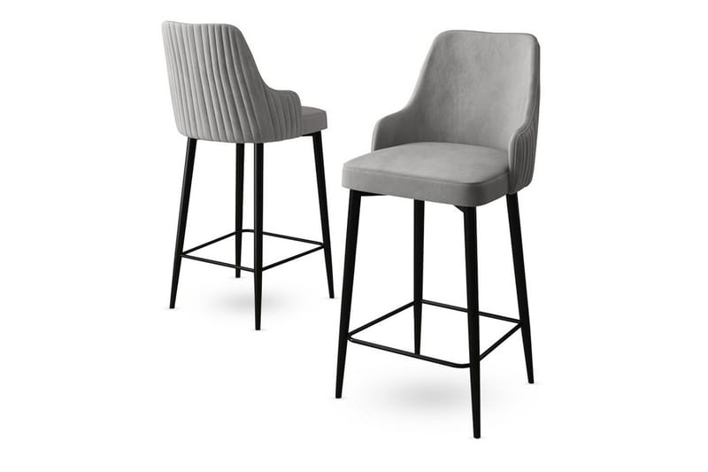 Baarijakkara Ydra Harmaa / Musta - Harmaa / Musta - Huonekalut - Tuoli & nojatuoli - Baarituoli