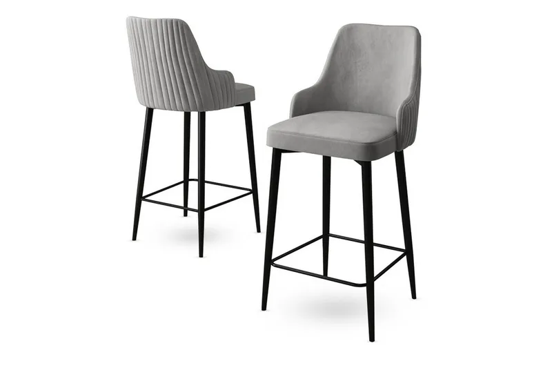 Baarijakkara Ydra Harmaa / Musta - Harmaa / Musta - Huonekalut - Tuoli & nojatuoli - Baarituoli