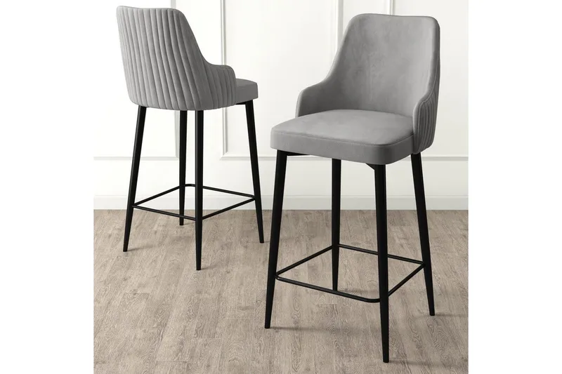 Baarijakkara Ydra Harmaa / Musta - Harmaa / Musta - Huonekalut - Tuoli & nojatuoli - Baarituoli