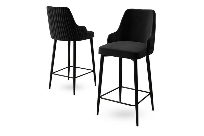 Baarijakkara Ydra Musta - Musta - Huonekalut - Tuoli & nojatuoli - Baarituoli