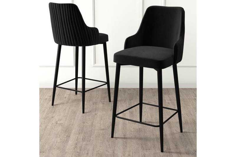 Baarijakkara Ydra Musta - Musta - Huonekalut - Tuoli & nojatuoli - Baarituoli