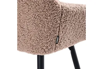 Baarituoli Casmalia 2 kpl Beige/musta - Beige/musta - Huonekalut - Tuoli & nojatuoli - Baarituoli