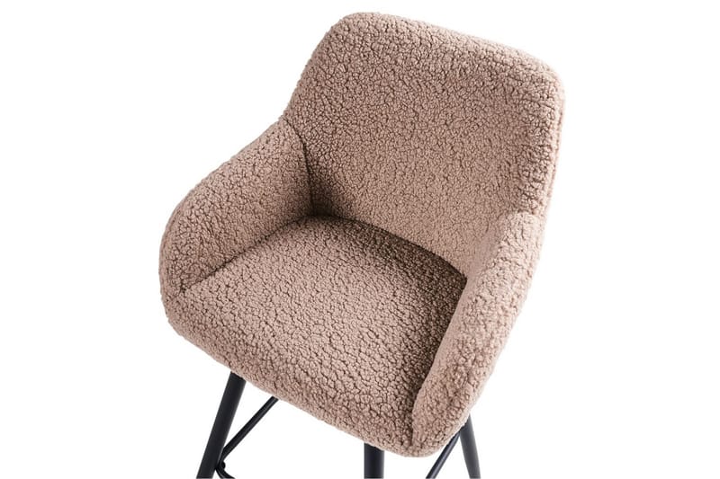 Baarituoli Casmalia 2 kpl Beige/musta - Beige/musta - Huonekalut - Tuoli & nojatuoli - Baarituoli