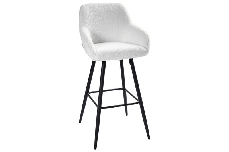 Baarituoli Casmalia 2 kpl Valkoinen/musta - Valkoinen/musta - Huonekalut - Tuoli & nojatuoli - Baarituoli