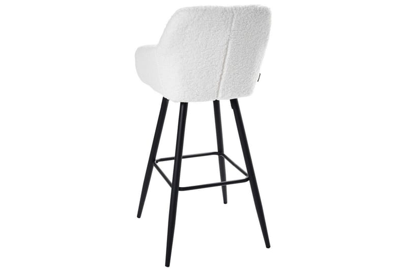 Baarituoli Casmalia 2 kpl Valkoinen/musta - Valkoinen/musta - Huonekalut - Tuoli & nojatuoli - Baarituoli