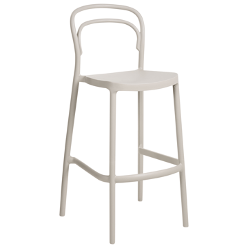 Baarituoli ulos Porano - Beige - Huonekalut - Tuoli & nojatuoli - Baarituoli