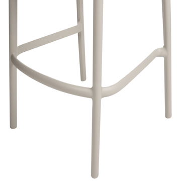 Baarituoli ulos Porano - Beige - Huonekalut - Tuoli & nojatuoli - Baarituoli