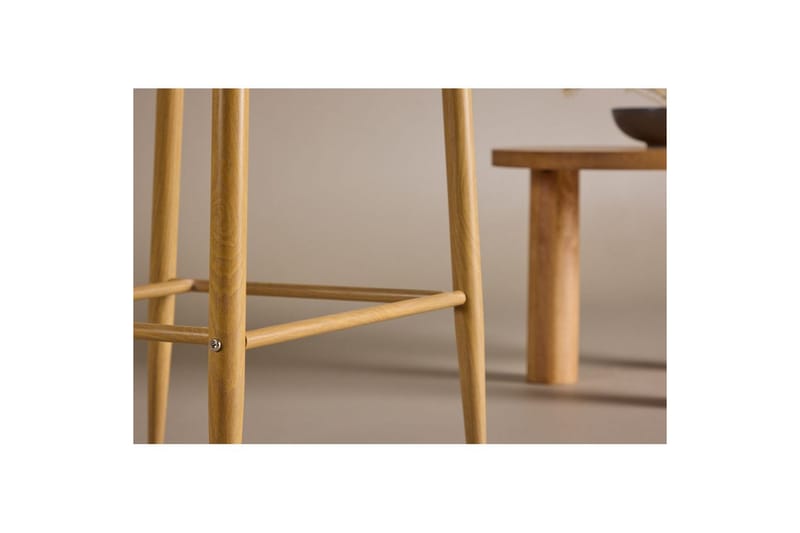 Baarituoli Plaza 2-pack Luonnollinen/Tummanharmaa - Huonekalut - Tuoli & nojatuoli - Baarituoli