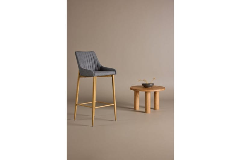 Baarituoli Plaza 2-pack Luonnollinen/Tummanharmaa - Huonekalut - Tuoli & nojatuoli - Baarituoli