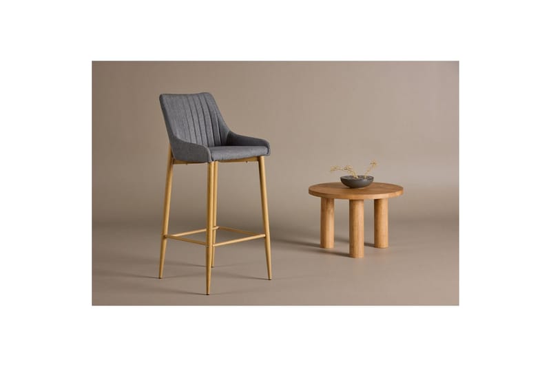 Baarituoli Plaza 2-pack Luonnollinen/Tummanharmaa - Huonekalut - Tuoli & nojatuoli - Baarituoli