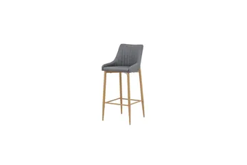 Baarituoli Plaza 2-pack Luonnollinen/Tummanharmaa - Huonekalut - Tuoli & nojatuoli - Baarituoli