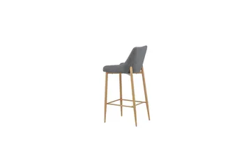 Baarituoli Plaza 2-pack Luonnollinen/Tummanharmaa - Huonekalut - Tuoli & nojatuoli - Baarituoli