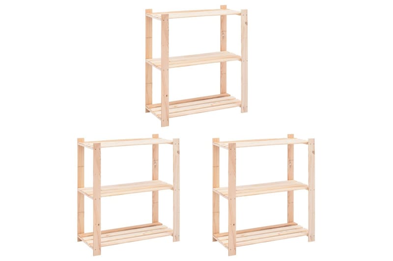 3-kerroksiset varastohyllyt 3 kpl 80x38x90 cm 150kg - Huonekalut - Tuoli & nojatuoli - Baarituoli