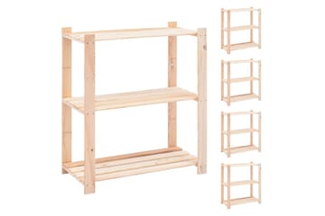 3-kerroksiset varastohyllyt 5 kpl 80x38x90 cm 150kg - Huonekalut - Tuoli & nojatuoli - Baarituoli