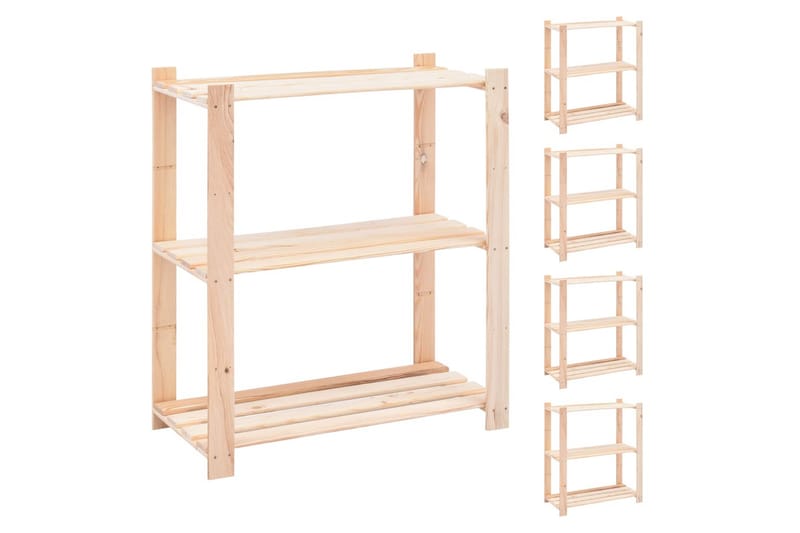 3-kerroksiset varastohyllyt 5 kpl 80x38x90 cm 150kg - Huonekalut - Tuoli & nojatuoli - Baarituoli
