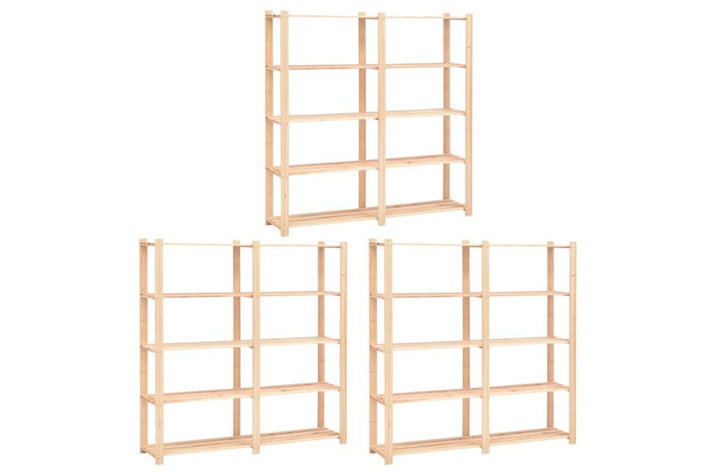 5-kerroksiset varastohyllyt 3kpl 170x38x170cm 500kg - Huonekalut - Tuoli & nojatuoli - Baarituoli