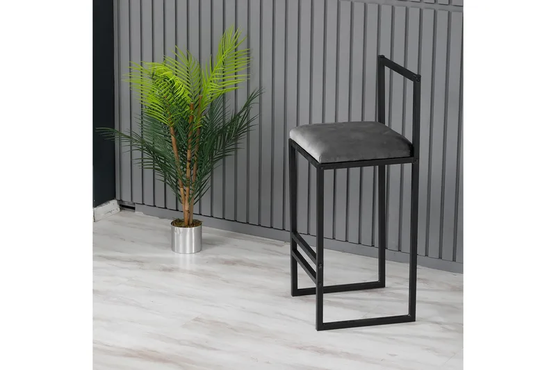 Baarijakkara Lilliput - Tummanharmaa - Huonekalut - Tuoli & nojatuoli - Baarituoli