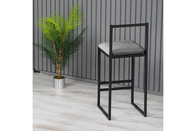 Baarijakkara Lilliput - Tummanharmaa - Huonekalut - Tuoli & nojatuoli - Baarituoli