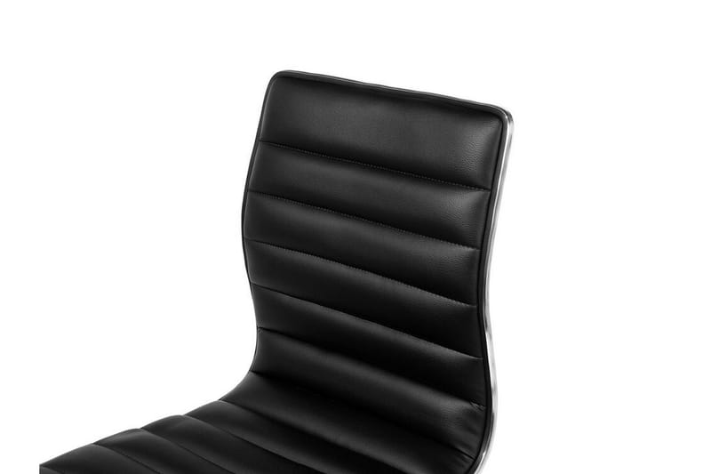 Baarijakkara Malters 2-pak - Keinonahka / Musta - Huonekalut - Tuoli & nojatuoli - Baarituoli