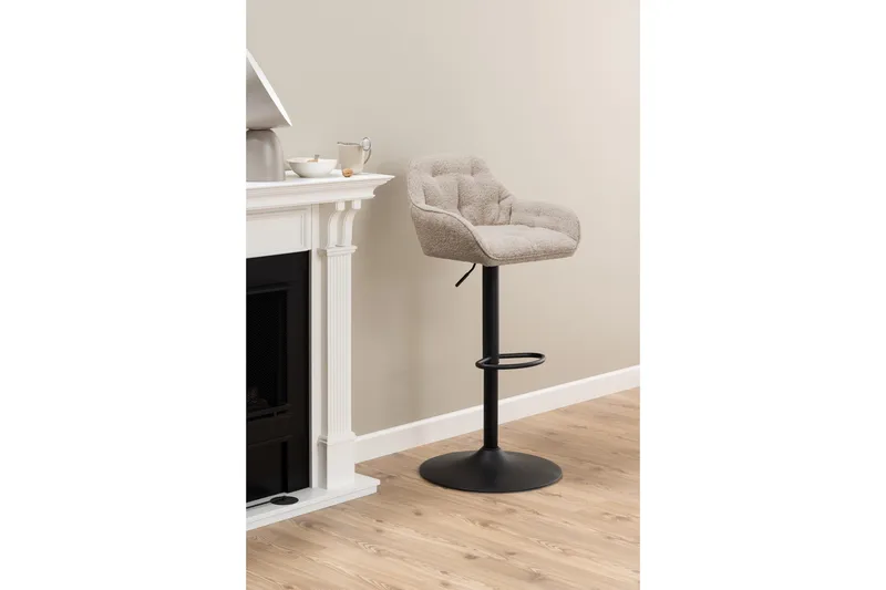 Baarijakkara Olze - Vaalea beige - Huonekalut - Tuoli & nojatuoli - Baarituoli