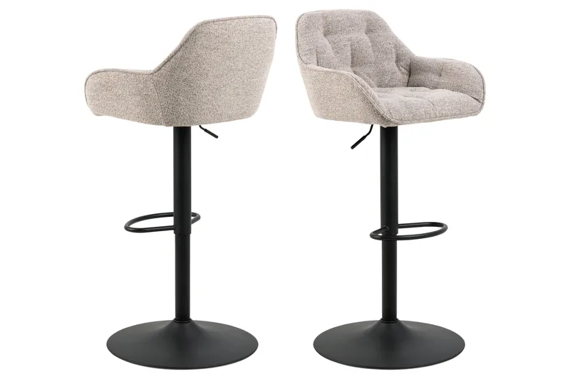 Baarijakkara Olze - Vaalea beige - Huonekalut - Tuoli & nojatuoli - Baarituoli