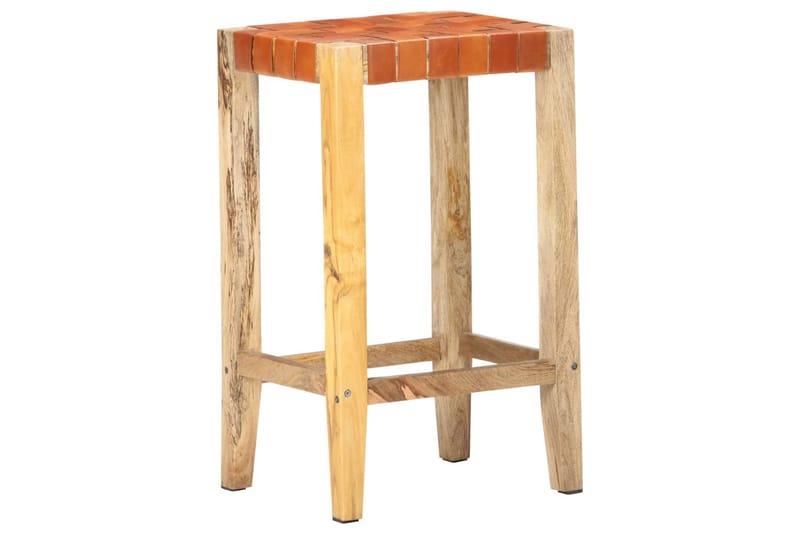 Baarijakkarat 2 kpl ruskea aito nahka 75 cm - Huonekalut - Tuoli & nojatuoli - Baarituoli