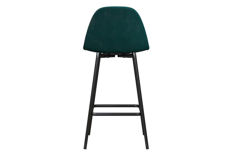Baarituoli Calvin Vihreä/Sametti - Dorel Home - Huonekalut - Tuoli & nojatuoli - Baarituoli