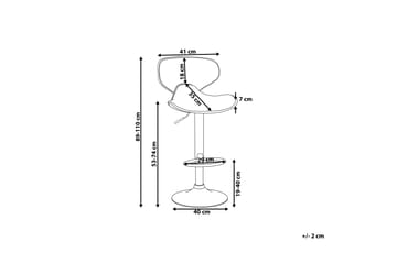 Baarituoli Conway 35 cm - Huonekalut - Tuoli & nojatuoli - Baarituoli