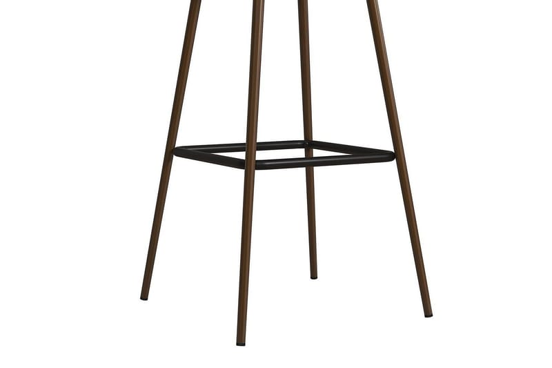 Baarituoli Copley Tumma Pellavanharmaa - Dorel Home - Huonekalut - Tuoli & nojatuoli - Baarituoli