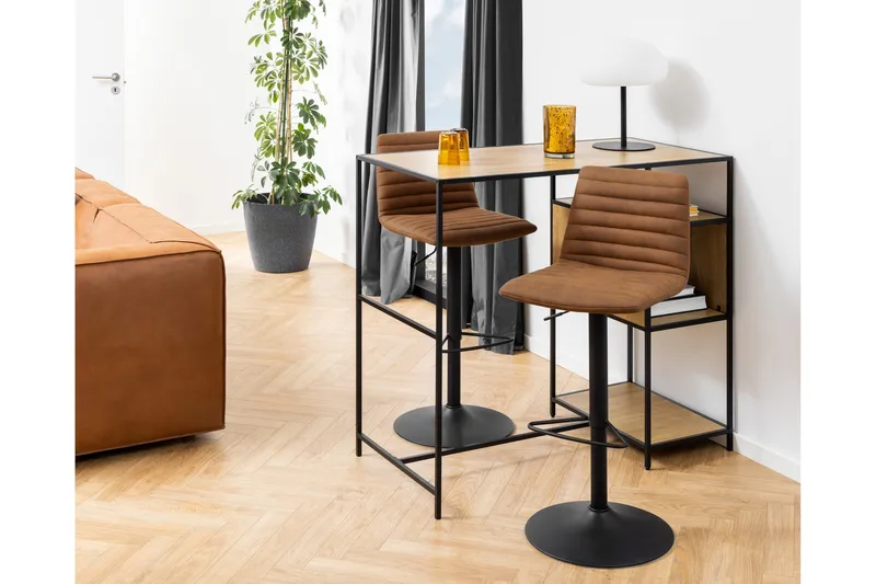 Baarituoli Gabbadh - Ruskea - Huonekalut - Tuoli & nojatuoli - Baarituoli