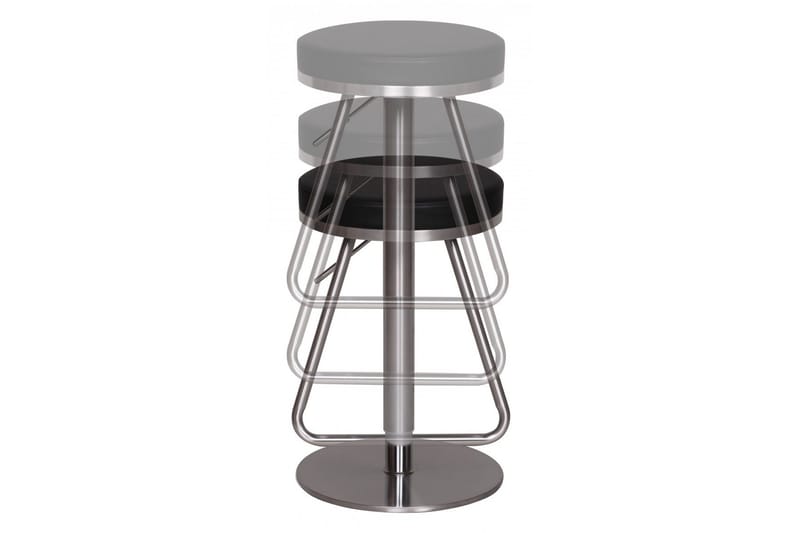 Baarituoli Hackington - Musta - Huonekalut - Tuoli & nojatuoli - Baarituoli